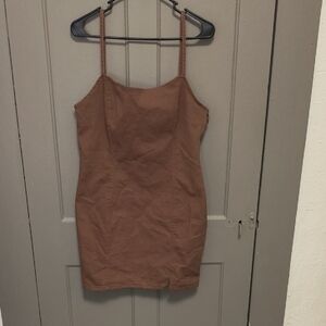 Divided Chocolate Brown Top